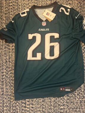 NFL Philadelphia Eagles #26 Jersey - Teal and White *with tags*
